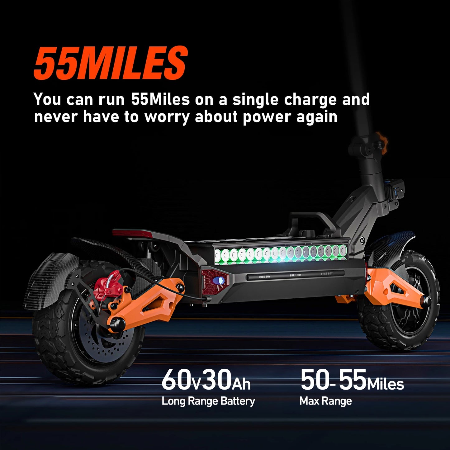 6000W Dual Motor Electric Scooter H9 For Adults