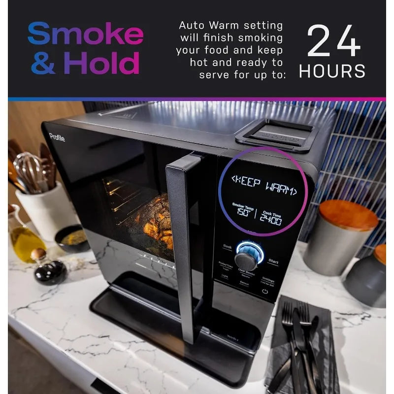 Smart Indoor Pellet Smoker With Active Smoke Filtration And WiFi