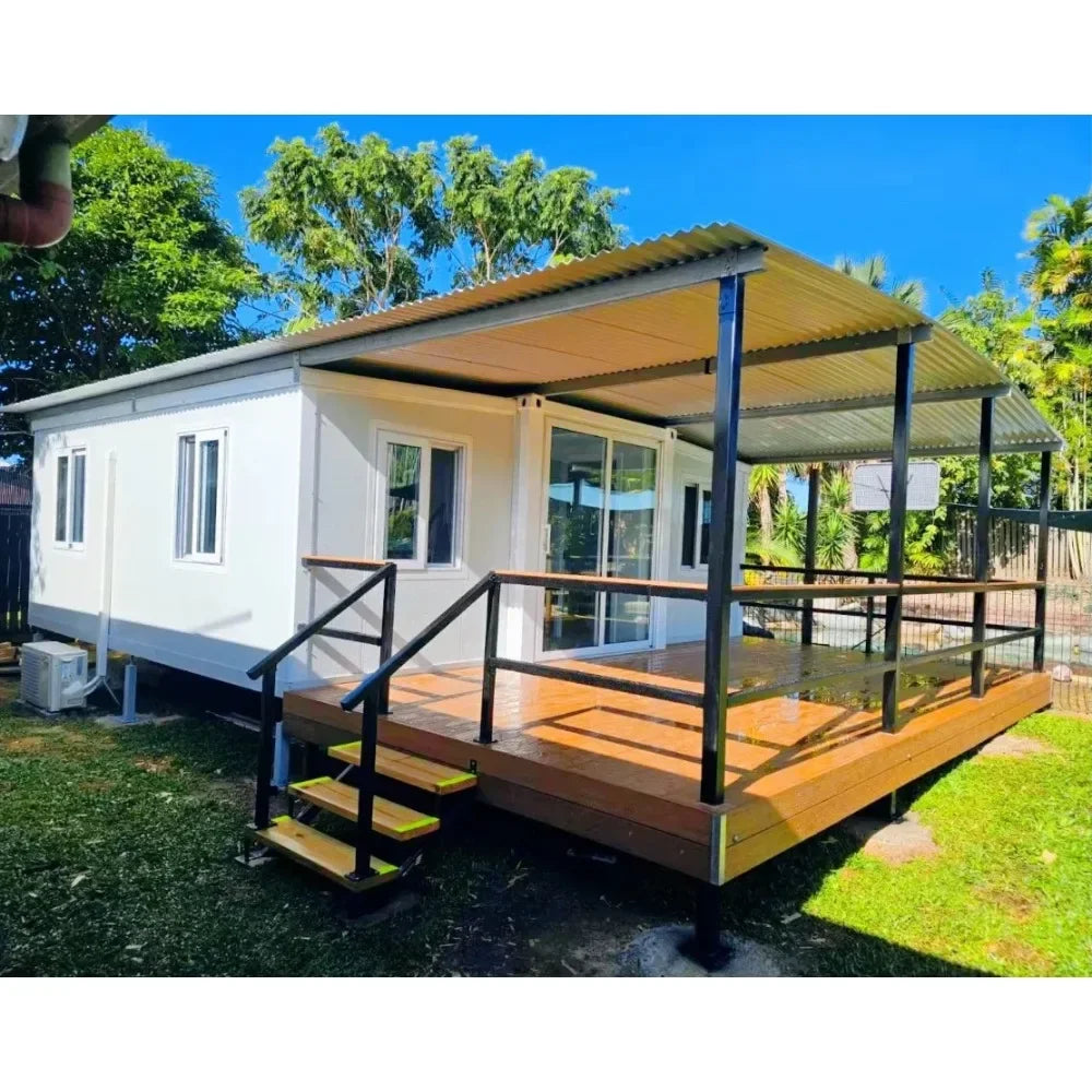 20FT Prefabricated House Expandable Container Home Luxury Modular Tiny House Mobile Folding Prefab Cabin For Living Office