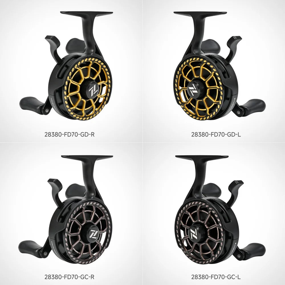 Ice Fishing Reel With Magnetic Drag System Three To One