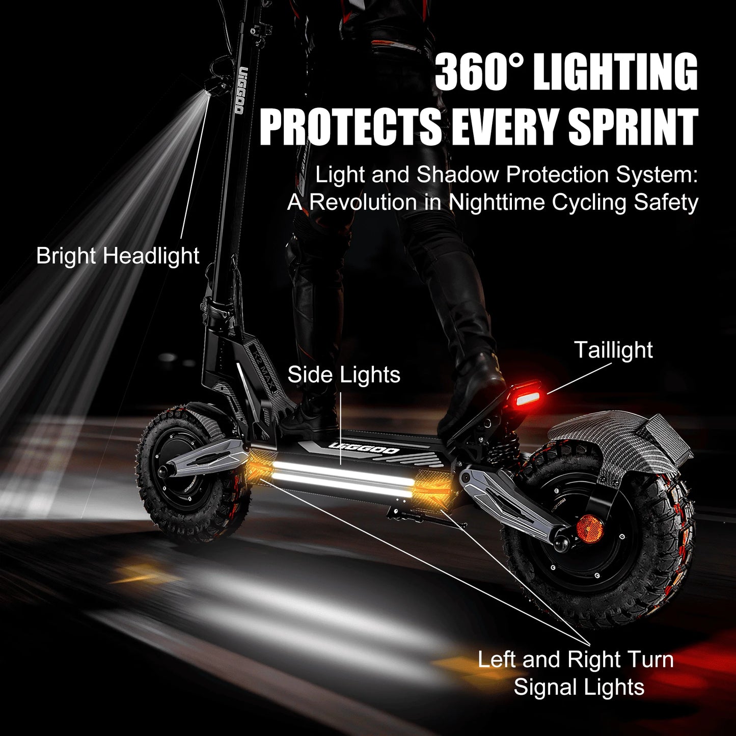 EOEOTWO Dual 4000W Electric Scooter For Adults 45MPH Performance