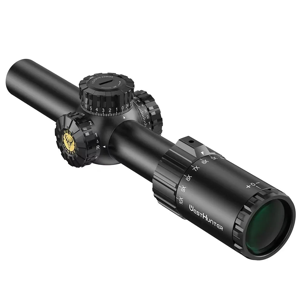 WestHunter HD GEN2 1-10X24 IR SFP LPVO Scope Wide Field of View Hunting Riflescopes Etched Glass Reticle Optical Sights