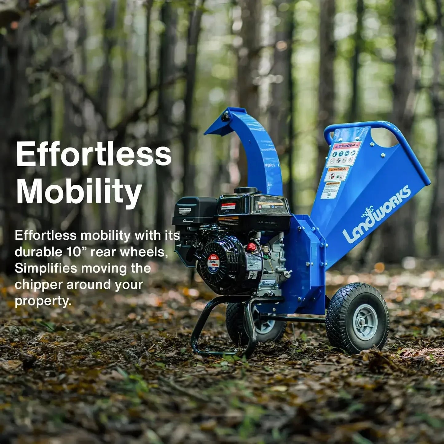 Mini Wood Chipper Shredder Mulcher 7HP Heavy Duty Garden Use