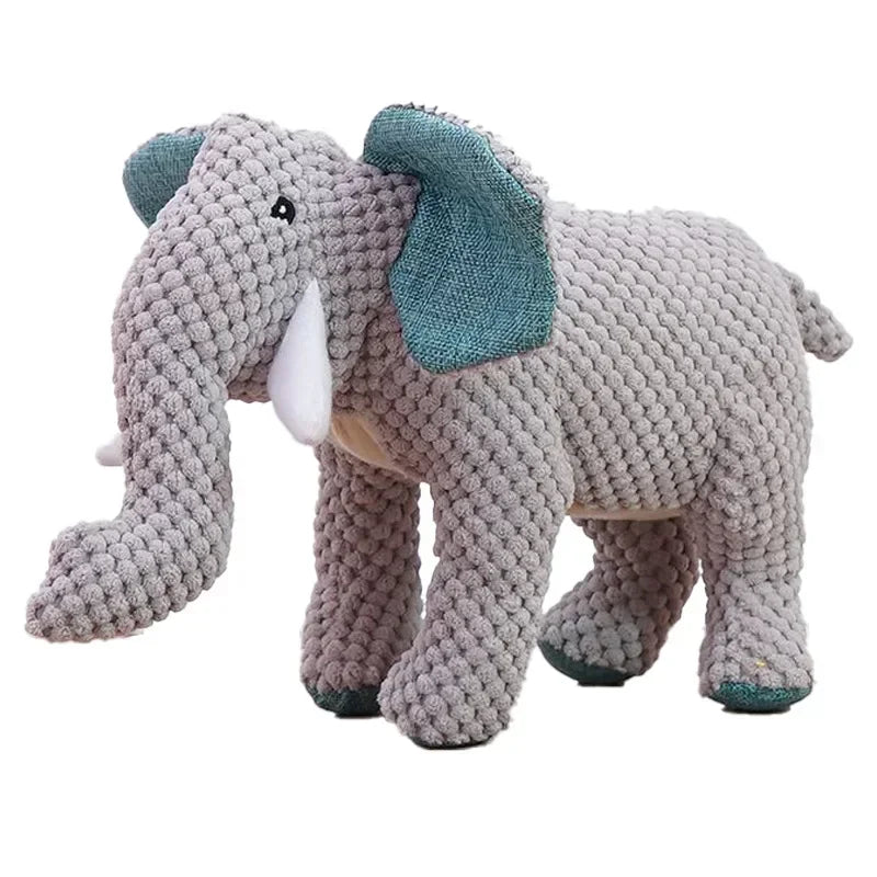 Squeaky Pet Toys for Medium Large Dogs Plush Puppy Chew Toys Animal Shape Accessories Lion Dinosaur