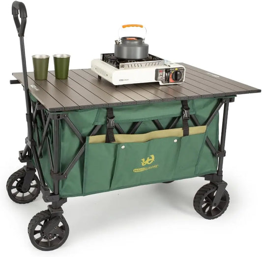 Foldable Utility Wagon 400Lbs Heavy Duty Outdoor Beach Park