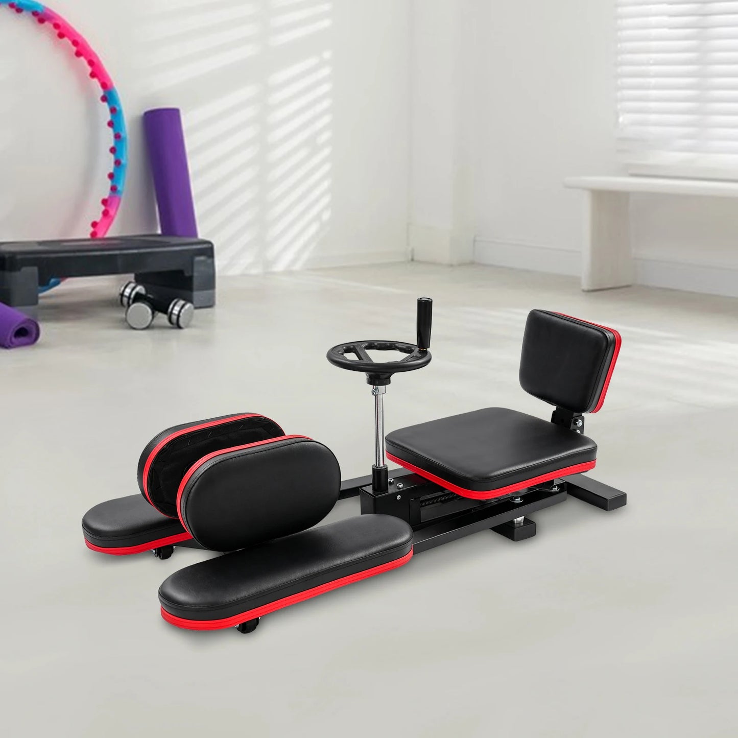 Leg Stretcher Machine With Heavy Duty Steel Frame Home Gym