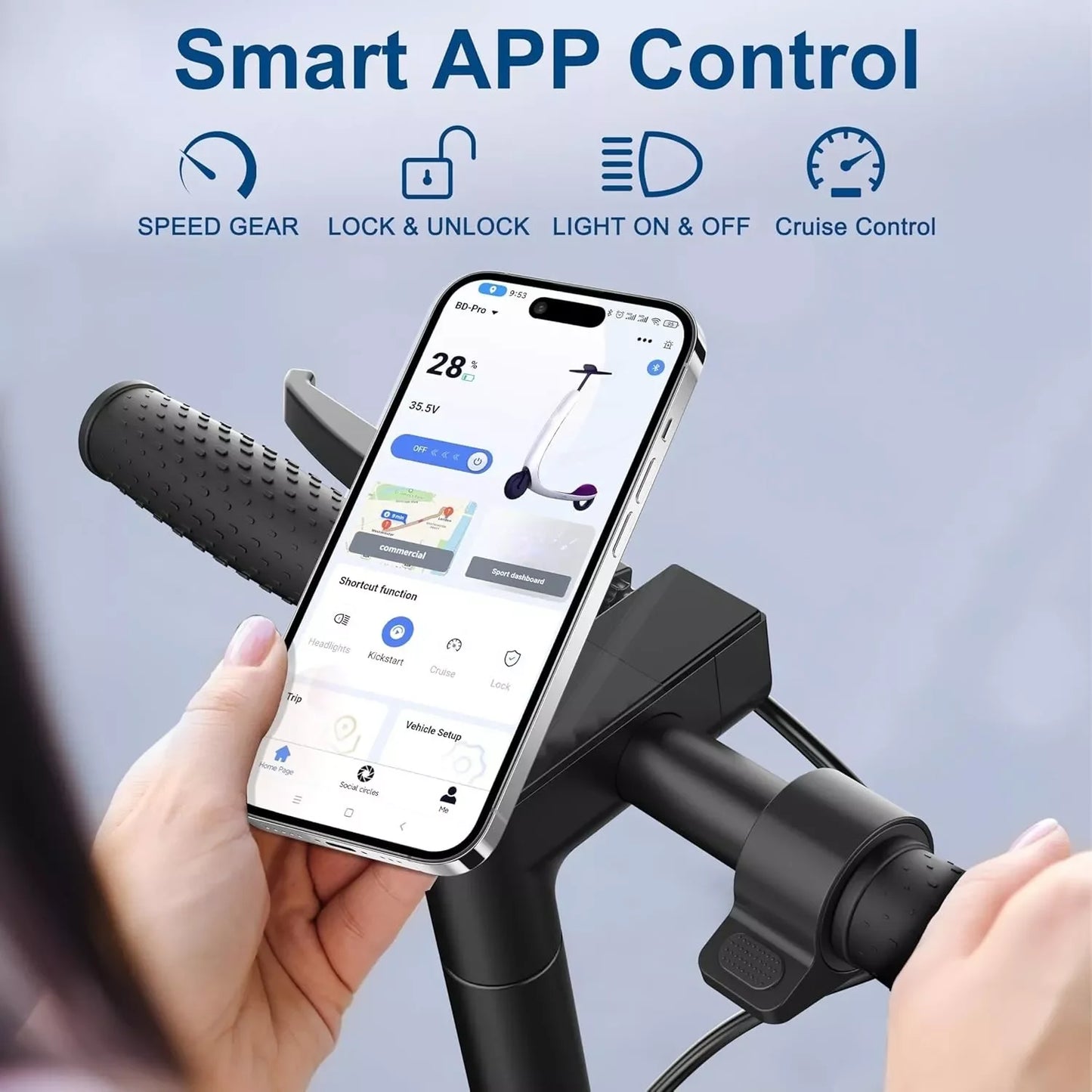 Ladped LP60 Electric Scooter 350W Folding 19MPH