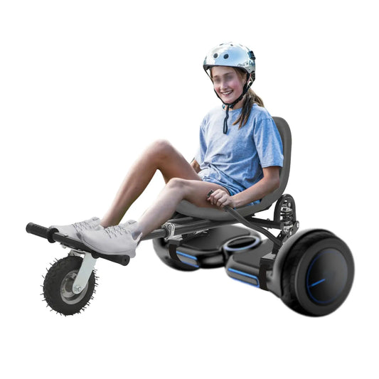 Bymaocar Hoverboard Seat Attachment Go Kart With Adjustable Frame