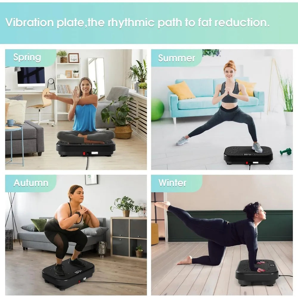 Weight loss shaker, vibration board 400 lb capacity full body exercise vibration platform, home fitness shake board