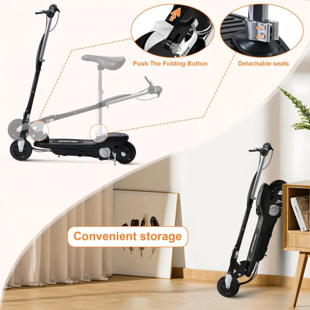 Two Wheel Folding Electric Scooter For Kids Ages 2-9, 10 Mile Range