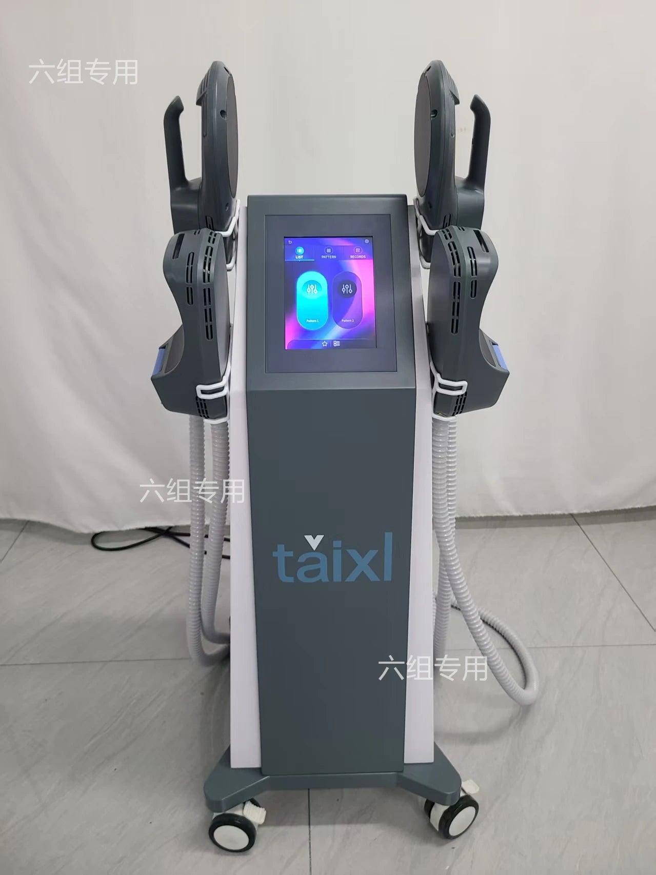 Professional EMS Body Sculpt Machine Fat Burner Body Slimming Muscle Stimulation Therapy with 4 Handles