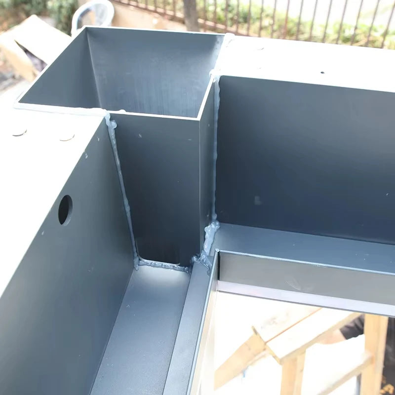 Aluminum Pergola Wind Rain Protection Louver Roof Manual Flip