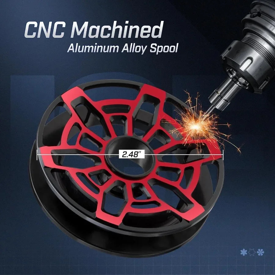 ICX Frost Ice Fishing Reel With Magnetic Drop System