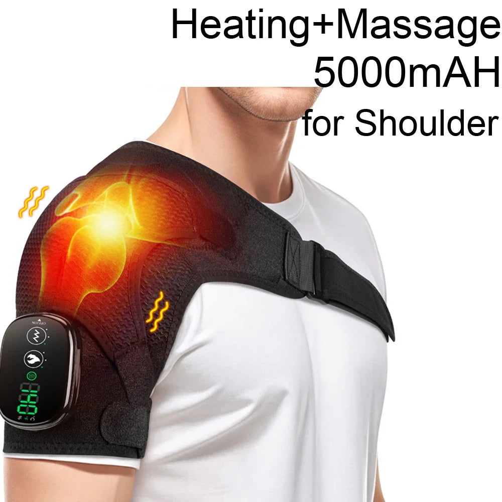 Hailicare Electric Heating Shoulder Massager Belt With Advanced Temperature Control