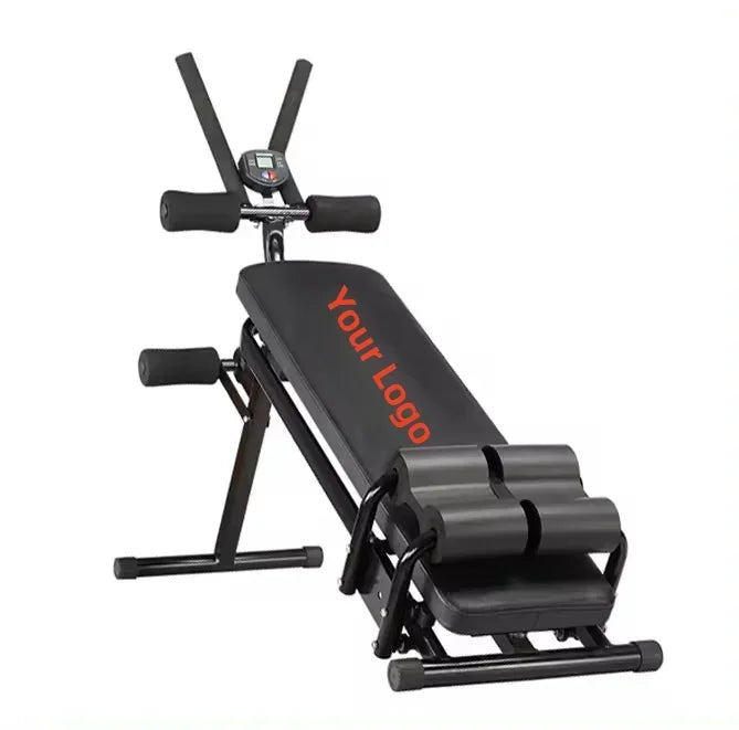 Foldable AB Fitness Machine Multifunctional Fitness Equipment Adjustable Sit Ups Bench Home
