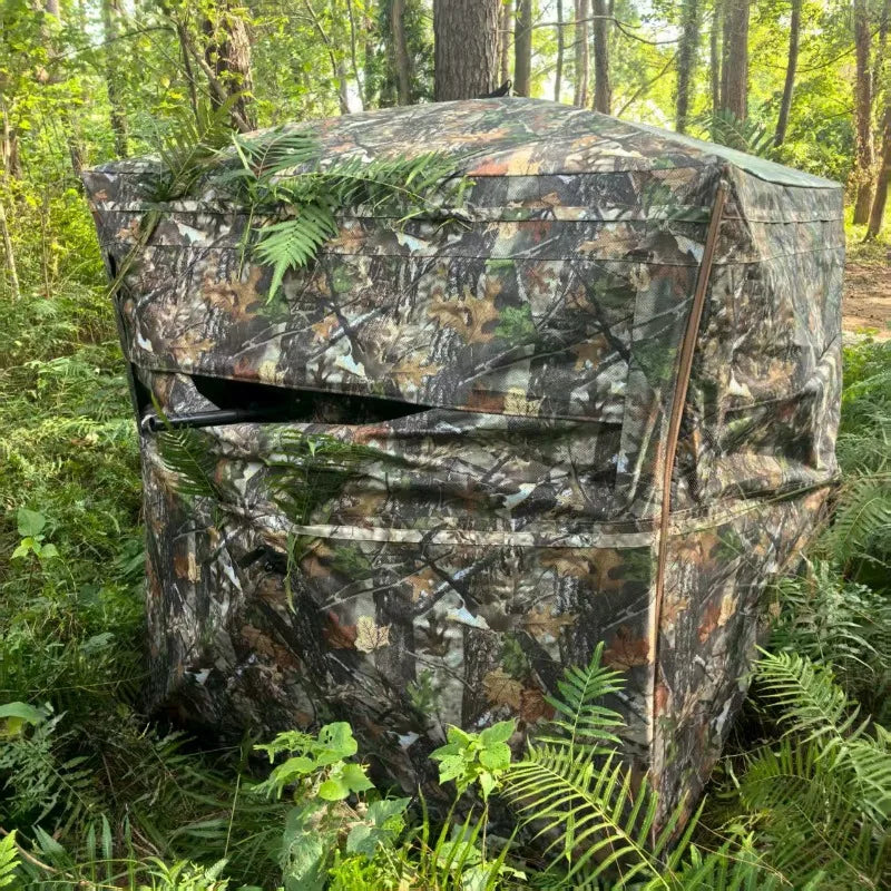 Outdoor Camping 2-3 Person Automatic Hunting Camouflage Tent Portable Watching Bird Spectator Unobstructed Viewing Game Private