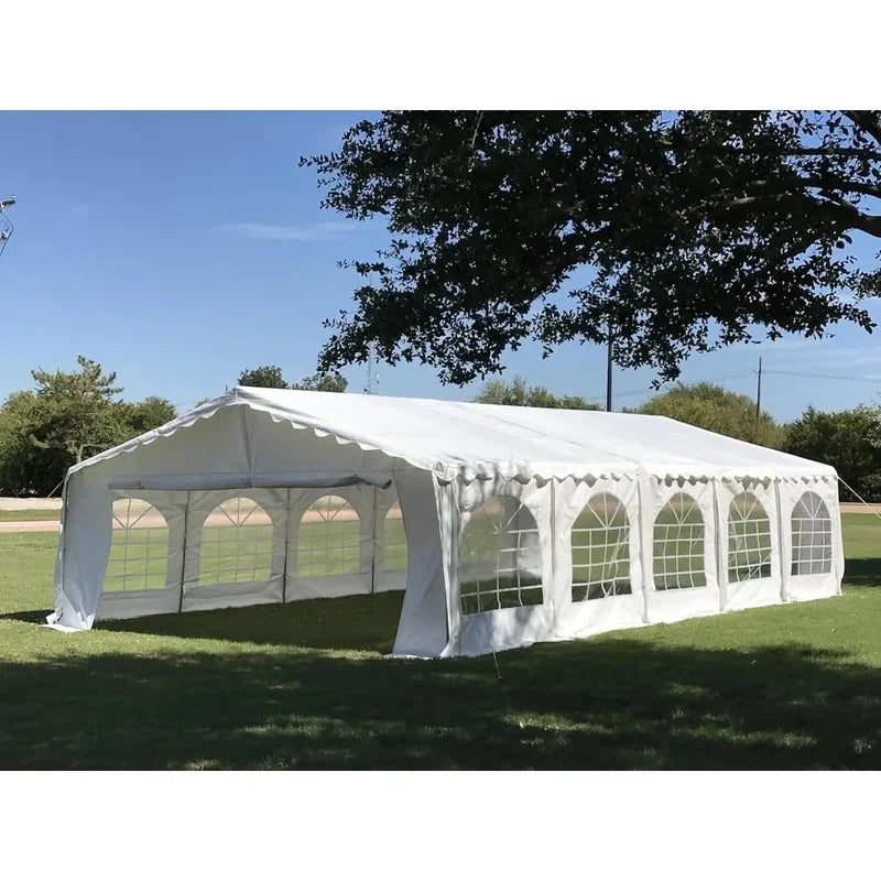 32x16 White PVC Tent for Weddings and Events Waterproof Gazebo