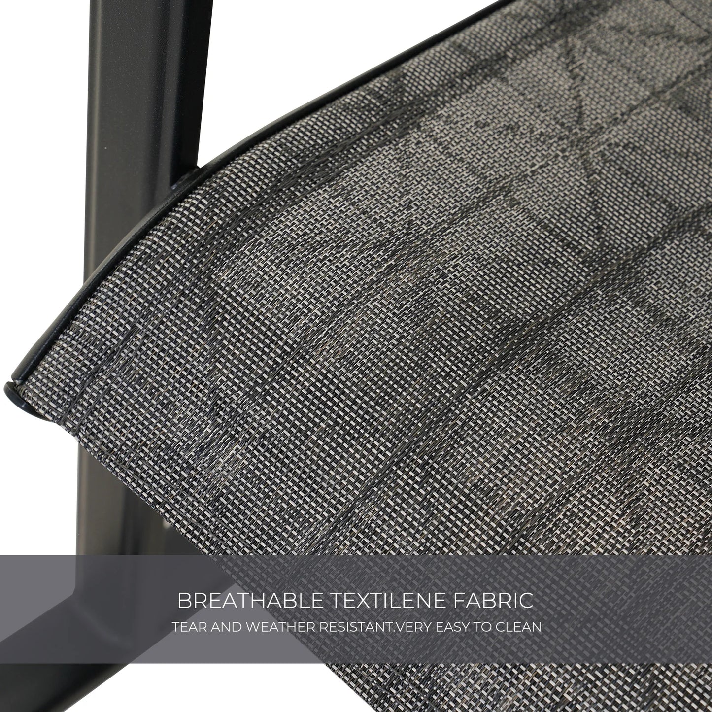 Grand Patio Mesh Sling Rocking Chair Outdoor Porch Garden